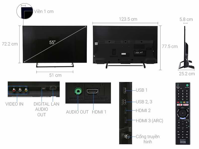 Kích thước các dòng tivi hiện nay - Ảnh 21